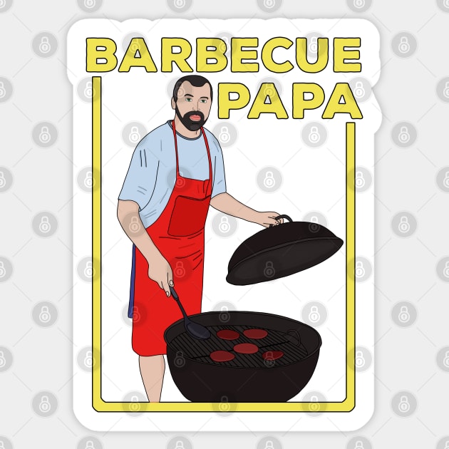 Barbecue Papa Sticker by DiegoCarvalho